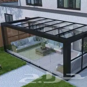سلم حديد  غرفة_زجاج  ابواب_المنيوم  غرفة_سيندويش 3