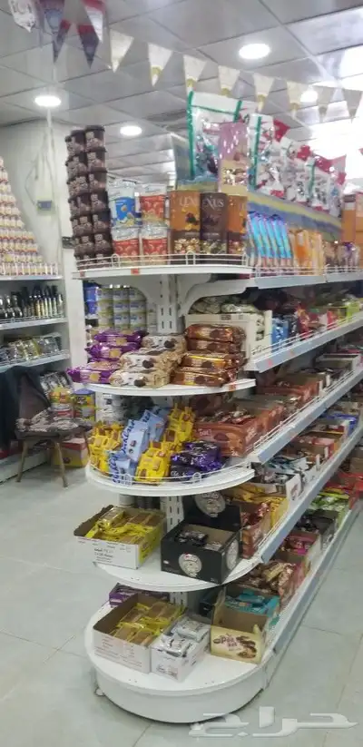 رفوف سوبر رفوف بقاله استندات صيدلية خانات مستوع جديد ومستخدم 8