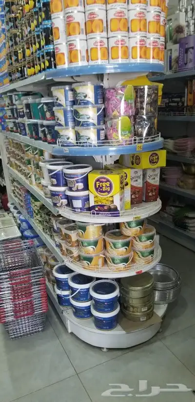 رفوف سوبر رفوف بقاله استندات صيدلية خانات مستوع جديد ومستخدم 2