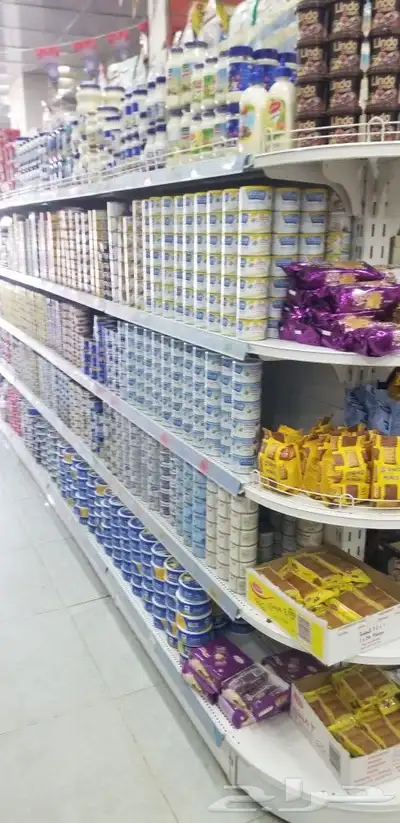 رفوف سوبر رفوف بقاله استندات صيدلية خانات مستوع جديد ومستخدم 6