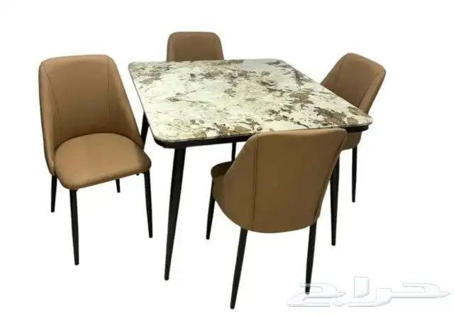 طاولات طعام خشب رخام زجاج جديد بلياردو 33