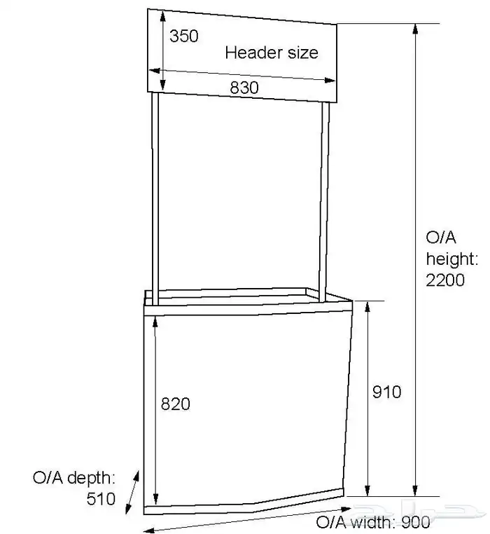 ستاند اعلانات متوفر وكميه تكفي الجميع 1