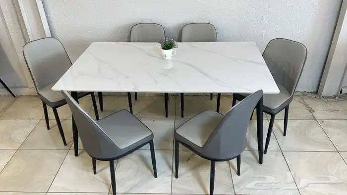 طاولات طعام خشب رخام زجاج جديد بلياردو 38