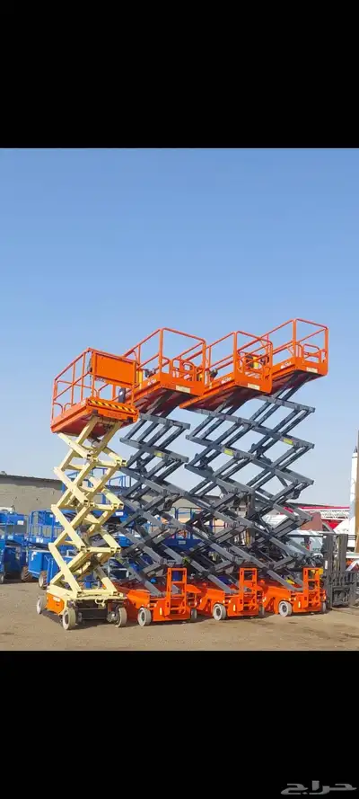 سيزرلفت للايجار  مان لف للايجا رافعات الشوكيه للايجار 4