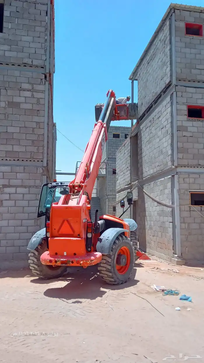 جيسبي عرجا حفر رافعة شوكية تليهندر تلسكوبية للايجار كرين ايج 9