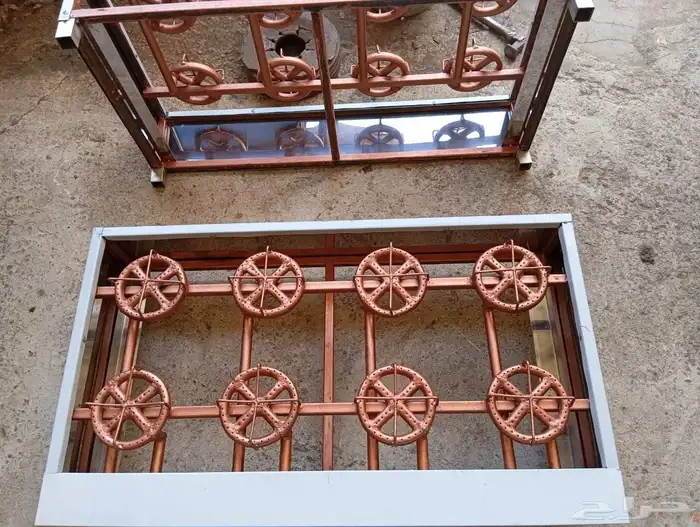 استن استيل اصلي مكينه كنافه 8عيون ومكينه شاورما وتندوري 6