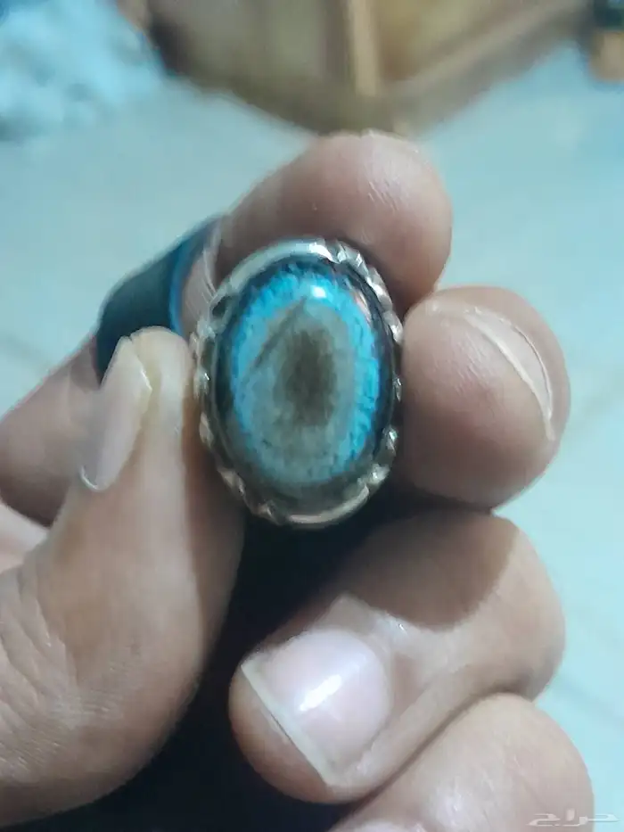 خاتم حجر نادر كريم 0
