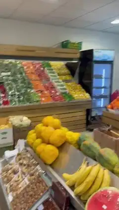 ديكور محل خضراء خشبي كامل للبيع 6