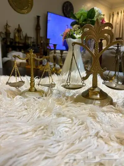 نحاس قديم دلل لوحة مباخر فازات 0