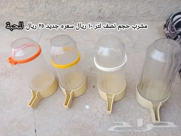 معدات طيور ادوات مشرب معلف كناري حسون الخ 1