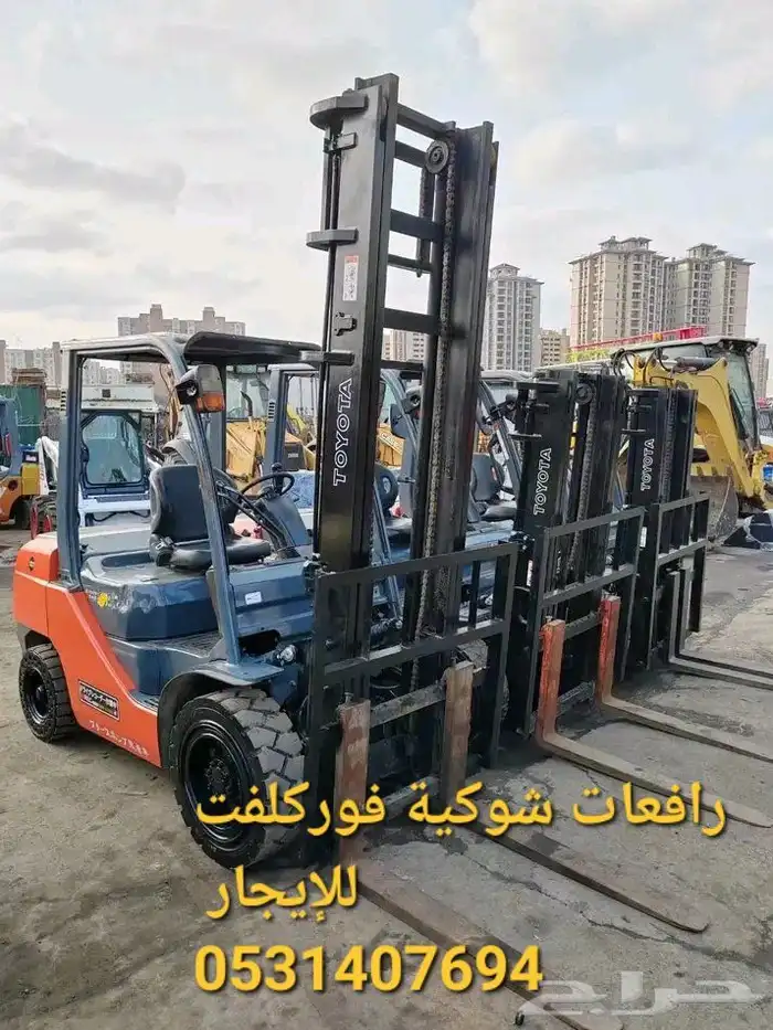 فوركلفت رافعة شوكية تليهندر جيسبي عرجا سيزلفت للايجار مانلفت 2