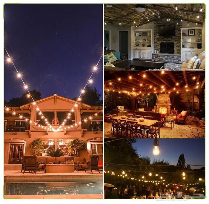 عقد لمبات المناسبات 10 متر عقد 10 منافذ بطول 10متر وذات جو 1