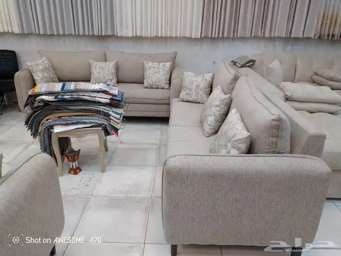 مفروشات الرياض  تفصيل جميع انواع الكنب والجلسات الارضي والست 14
