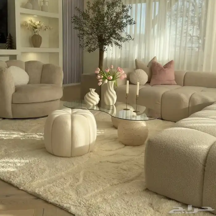 تفصيل و تنجيد كنب و مساند جميع أنواعها 12