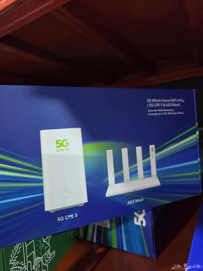 راوتر CPE 5 مفتوح جميع الشرائح مع مقوي (بكج) معدل جاهز-تابي 1