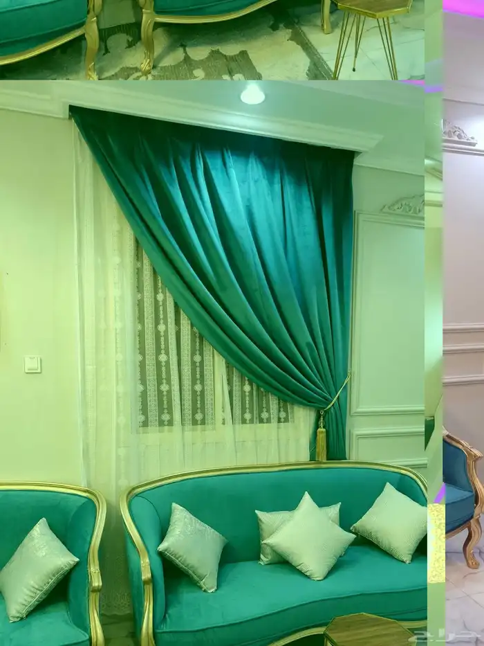 تفصيل و تنجيد كنب و مساند جميع أنواعها 9