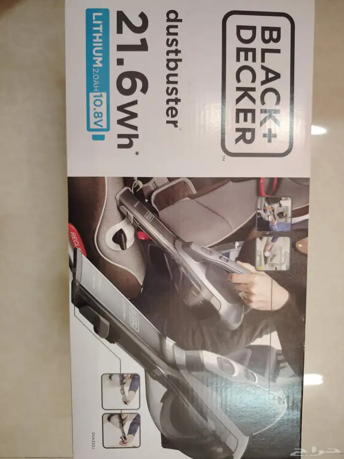 مكنسة محمولة بلاك أند ديكر تعمل بالشحن 4