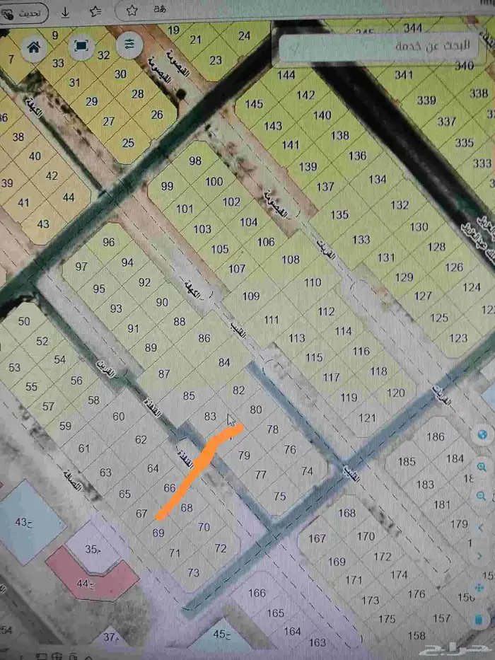 ارض للبيع بمدينة قرية العليا مخطط 119 20 1