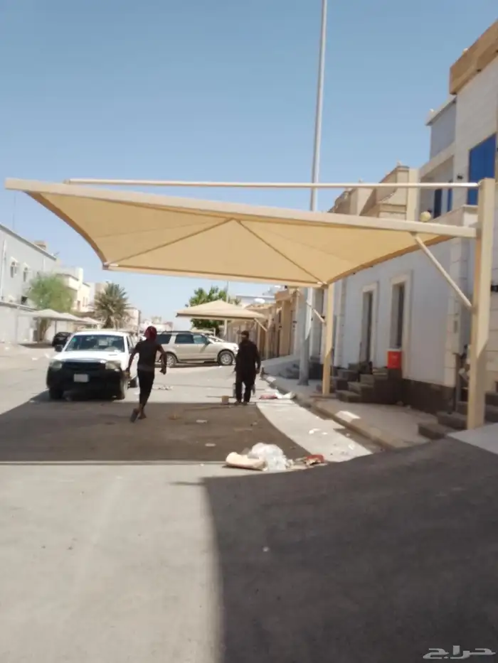 حداد مظلات سيارات مظلات مواقف للسيارات سندوتش بنل 3