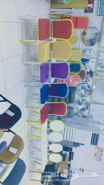 كرسي افراح كرسي قماشه طاولة طبق 6