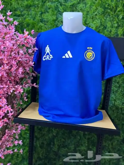 تيشرت بولو النصر مع طباعة رونالدو متوفر بجميع المقاسات 1