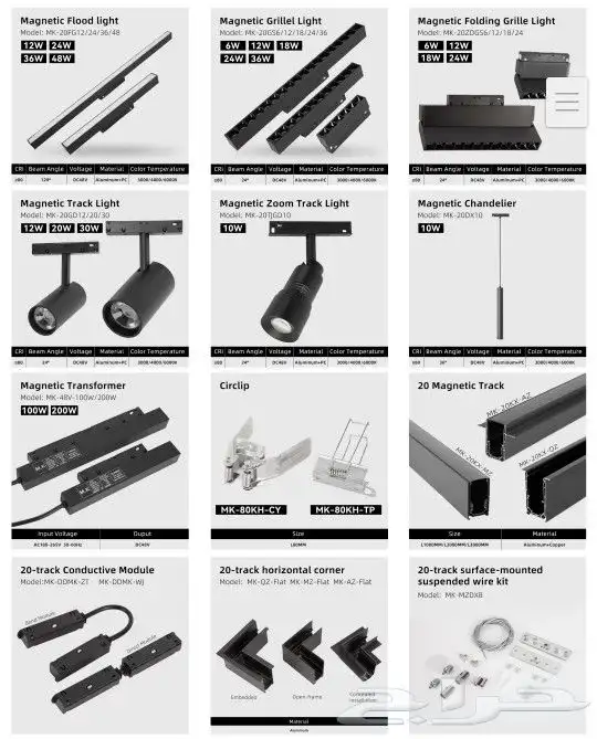 بروفايلات المنيوم وانارة ماجنتك باسعار ممتازة- البيع بالجملة 1