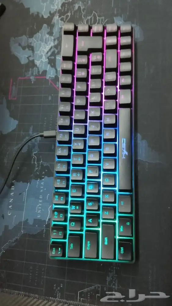 كيبورد سلكي RGB 0