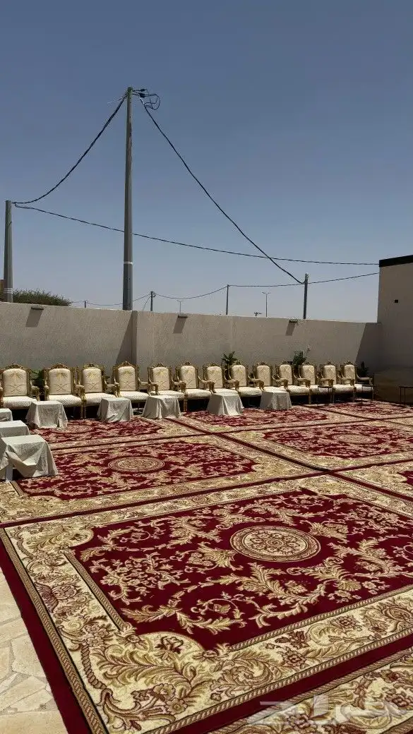 حفلات الدوادمي لليجار كنب ملكي ركن ضيافه فرشات خيام بيوت شعر 7