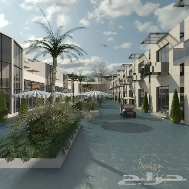 تصميم أسواق تجارية واجهات 1
