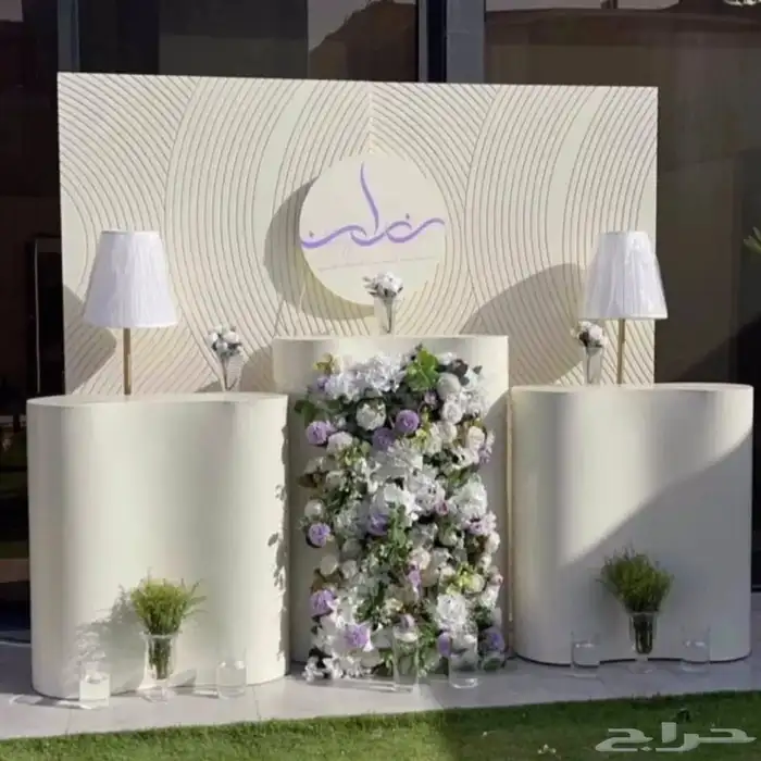 تأجير بكجات مداخل كوشه تخرج افراح ميلاد زفاف عروسه الرياض 5
