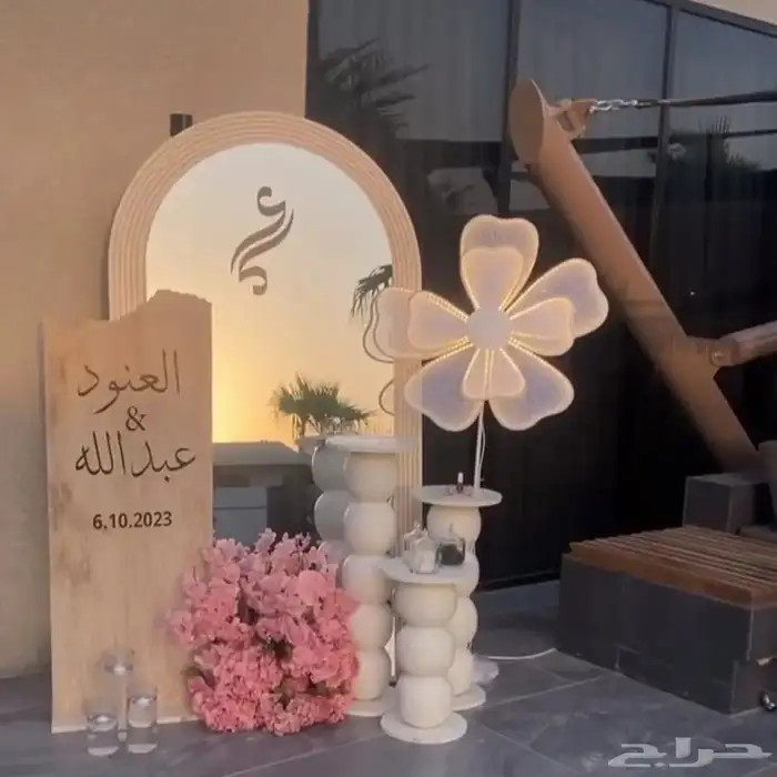 تأجير بكجات مداخل كوشه تخرج افراح ميلاد زفاف عروسه الرياض 6