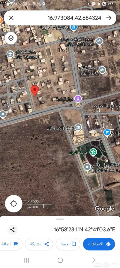 ارض للبيع في جازان حي الريان 3