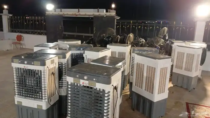 تاجير مكيفات صحراوية ومراوح وحواجز 4