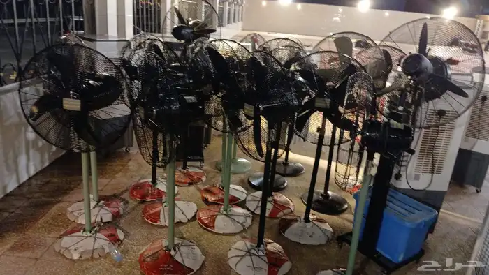 تاجير مكيفات صحراوية ومراوح وحواجز 1