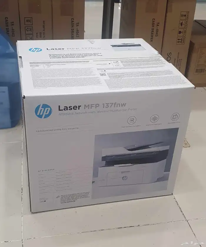 طابعة إتش بي HP Laser MFP 137fnw 1