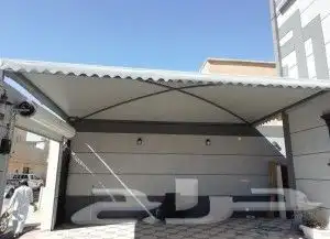 حداد مظلات سواتر مظلات مواقف سيارة 0