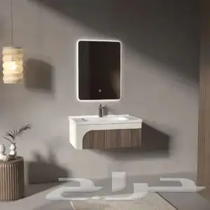 مغاسل فايبر خشبية 0