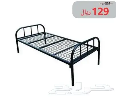 السرير الحديد سرير دورين تجهيز سكن عمال طراحه بطانيه مخده 9
