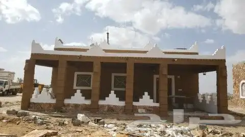 ترميم بيوت الطين التراثيه 5