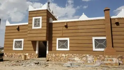 ترميم بيوت الطين التراثيه 6