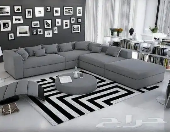 كنب مجلس مساند تفصيل تنجيد ستائر ويفي جمع الستائر 8