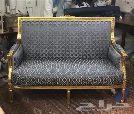 كنب مجلس مساند تفصيل تنجيد ستائر ويفي جمع الستائر 4