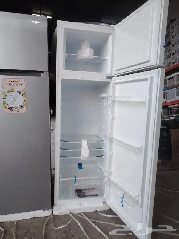 ثلاجات كولين 9.2 قدم ابيض وسلفر 1