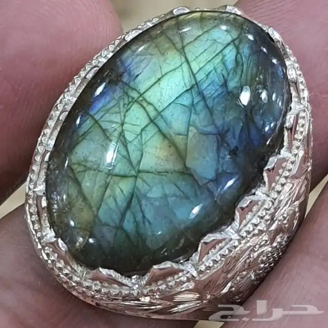 خاتم حجر الطاؤوس الافريقي 3