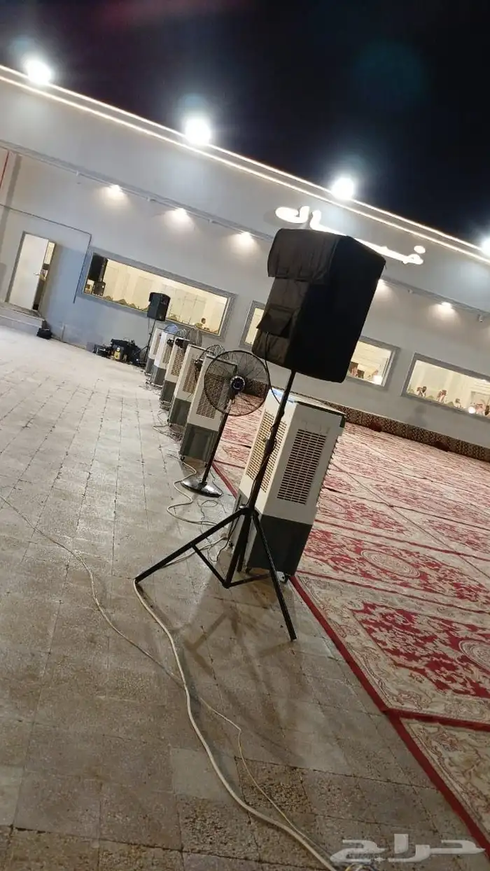 تاجير مكيفات صحراوية ومراوح وحواجز 2