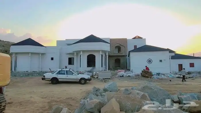 ديكورات خارجيه اسمنتيه كسر رخام 9