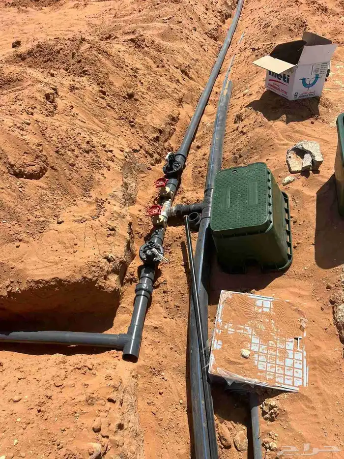 منسق حدائق جده ومكه زراعه النجيله الطبيعي شبكات الري 2