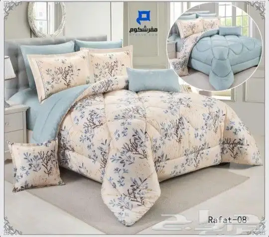 للمفروشات سراير بطانيات مفارش مخدات غرف نوم دواليب 3