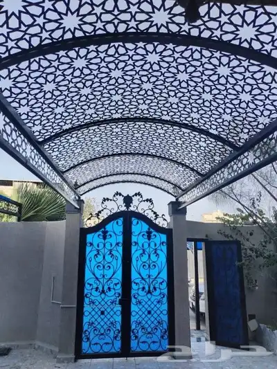 مظلات وسواتر مؤسسة نقطة التميز ...مظلات مواقف السيارات 6