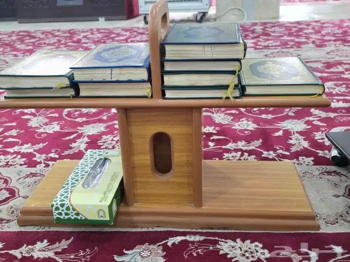 لدينا تفصيل حامل مصاحف خشبيه على جميع المقاسات وكافت الأشكال 1